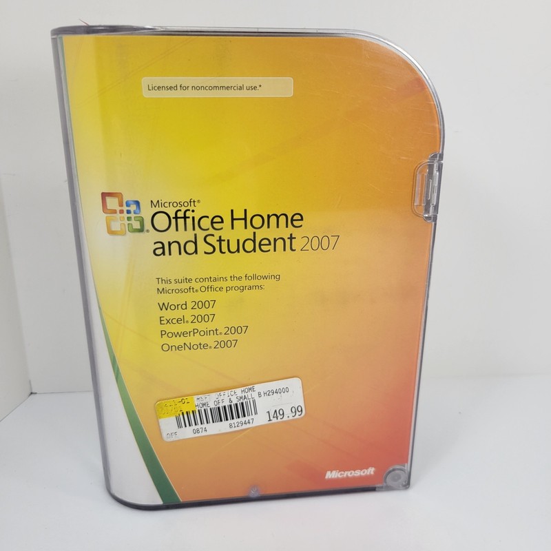 Microsoft Office 2007 Home and Student Excel Word PowerPoint OneNote