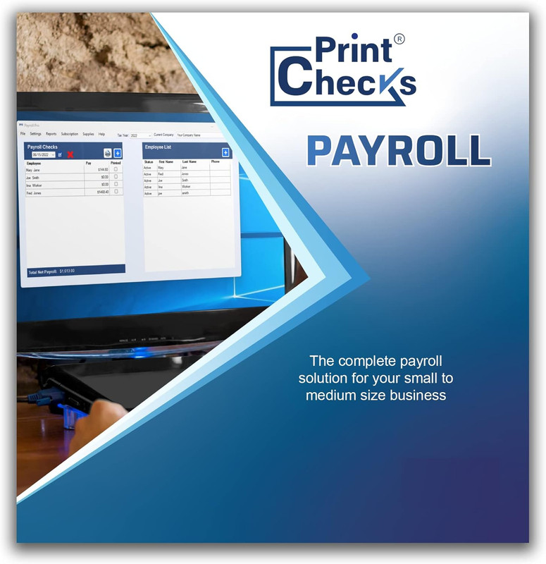 Payroll - Payroll Software for Windows 10/11 - CD - Includes 12 Month License gallery