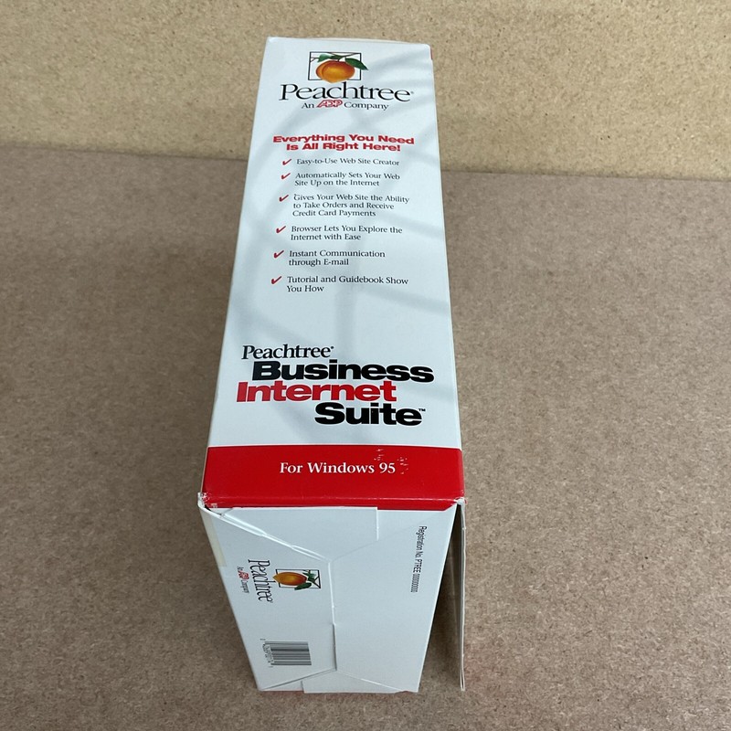 Peachtree Business Internet Suite Windows 95 Big Box CD-ROM gallery