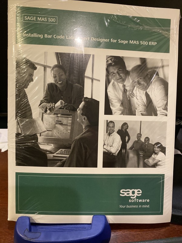 SEALED BRAND NEW UNUSED SAGE MAS500 Labelxpert Designer . Software CD + Docs