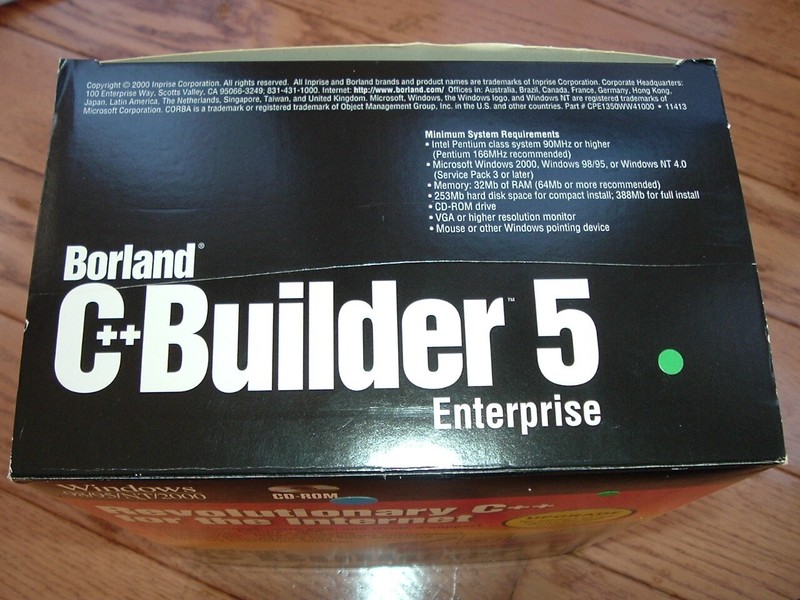 Borland C++ Builder 5 Enterprise Upgrade,Delphi 4,JBulder 3 Disks,KEY,Serial num gallery