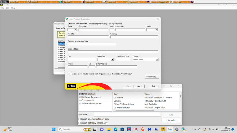 IBM LOTUS SMARTSUITE 9.7 Organizer Approach Word Pro 1-2-3 Windows XP 7 8 10 11 gallery