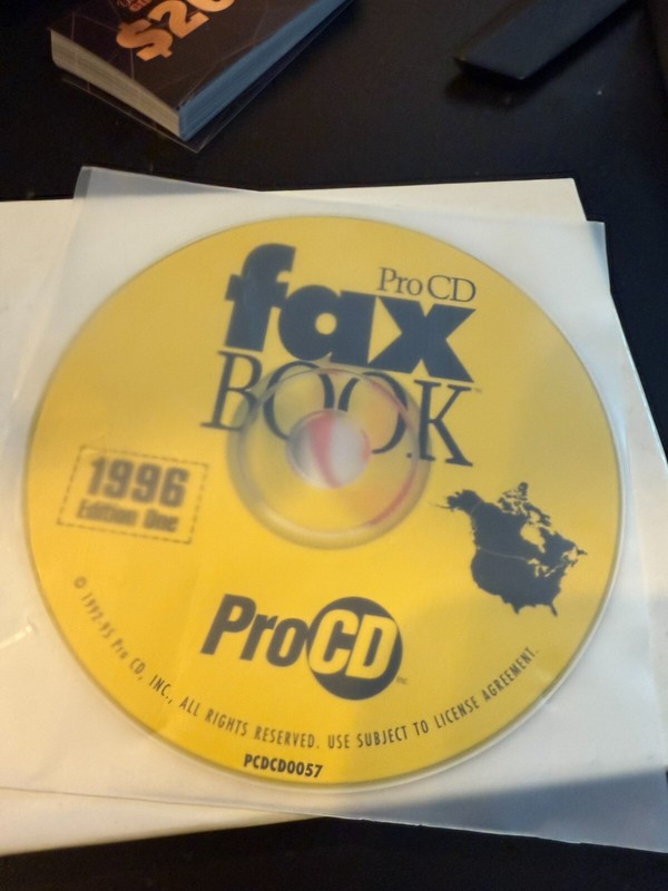 Pro CD Select Phone Book 1996 Edition Set CD-ROM Edition 1 Deluxe gallery
