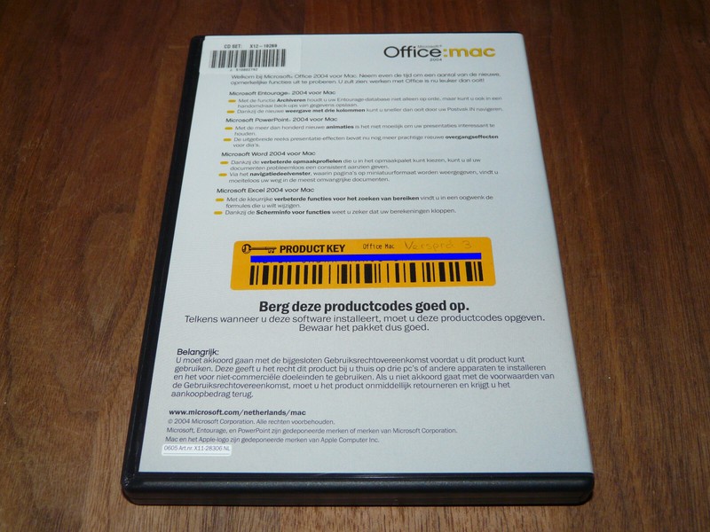 Microsoft Office Mac 2004 Standard Edition Dutch Full Version Dutch gallery
