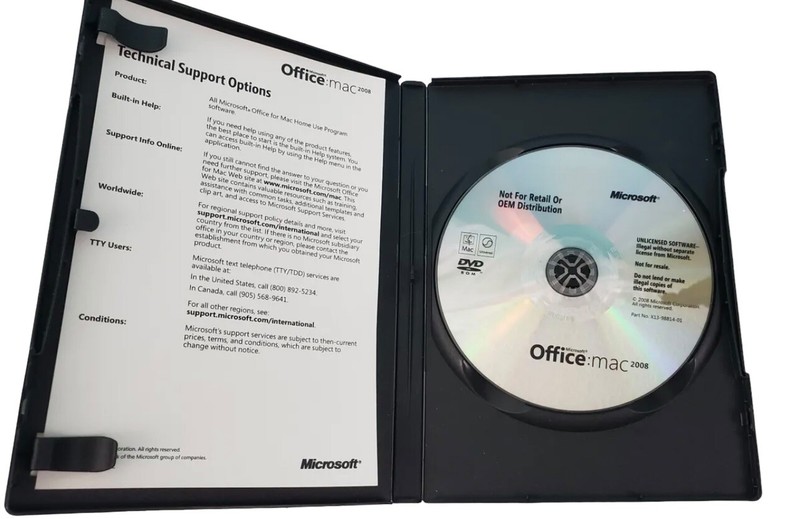 Microsoft Office: Mac 2008 Home Use Program DVD-ROM w/ Product Key gallery