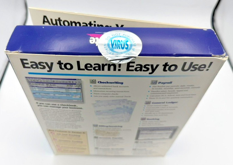 Vtg One-Write Plus v6.01 Accounting Payroll CD/Floppy PC Win 3.1/95 English ADP gallery