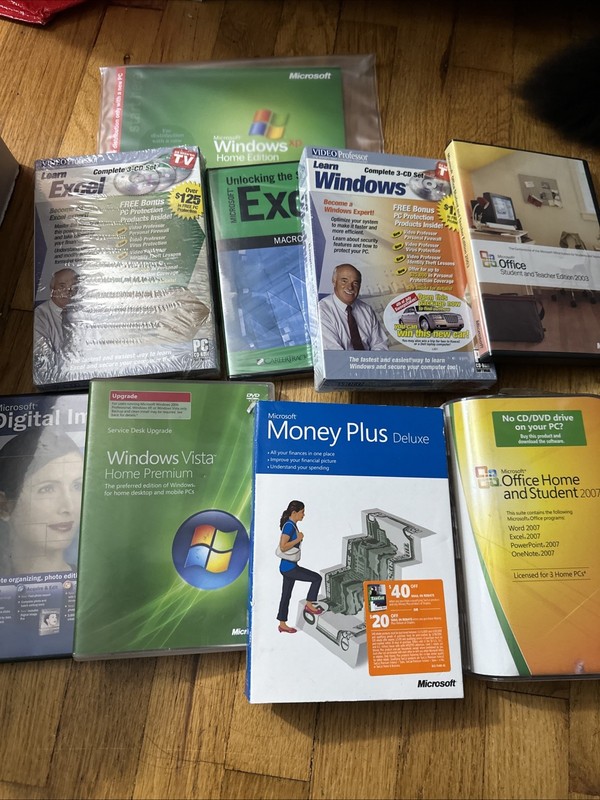 Lot Of 60+ Computer PC Software Windows Adobe Mac Paint Studio TurboTax Office gallery