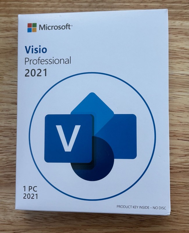 Microsoft Visio 2021 Professional – Retail Sealed Box with USB Installer | New