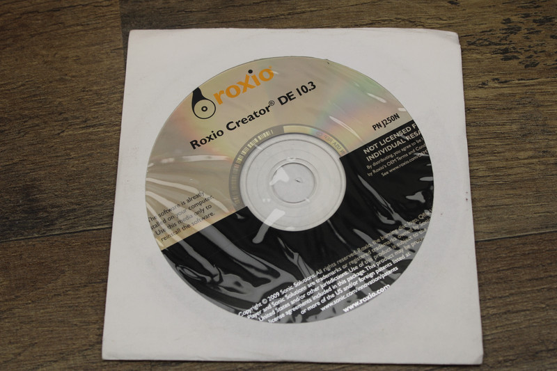 New Roxio Creator 10.3 DE CD / DVD / CDR Burning Recording Software Program Disk