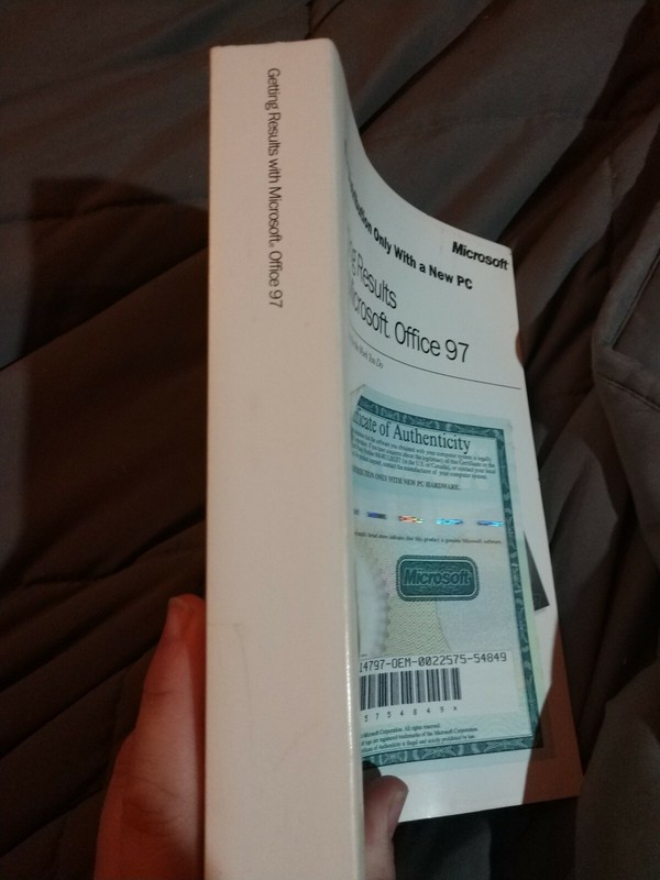 Getting Results with MICROSOFT OFFICE 97 - Manual ONLY gallery