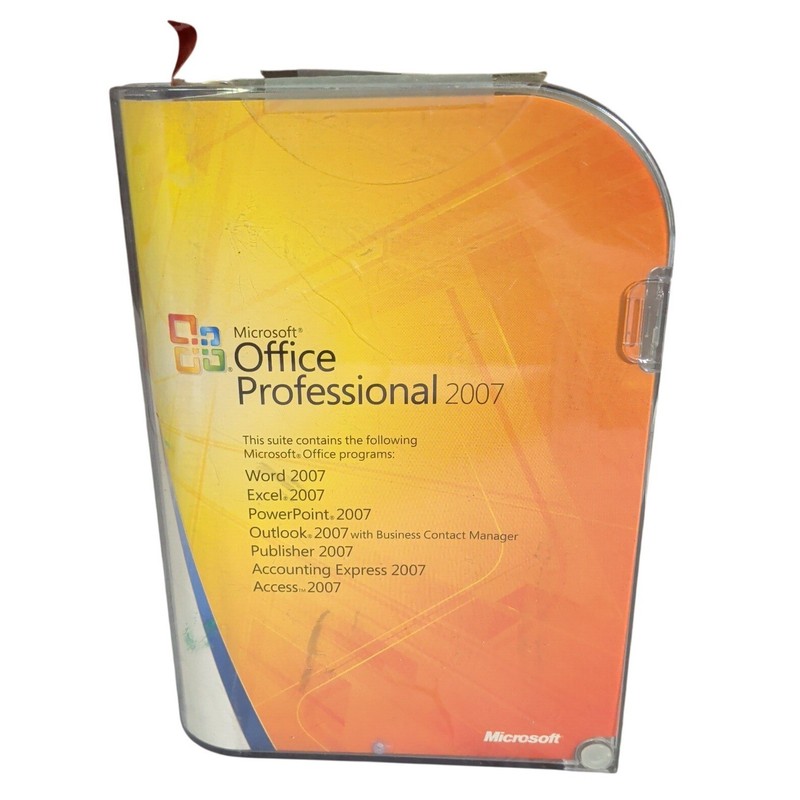 Microsoft Office 2007 Professional Full English Retail Version w/ Product Key