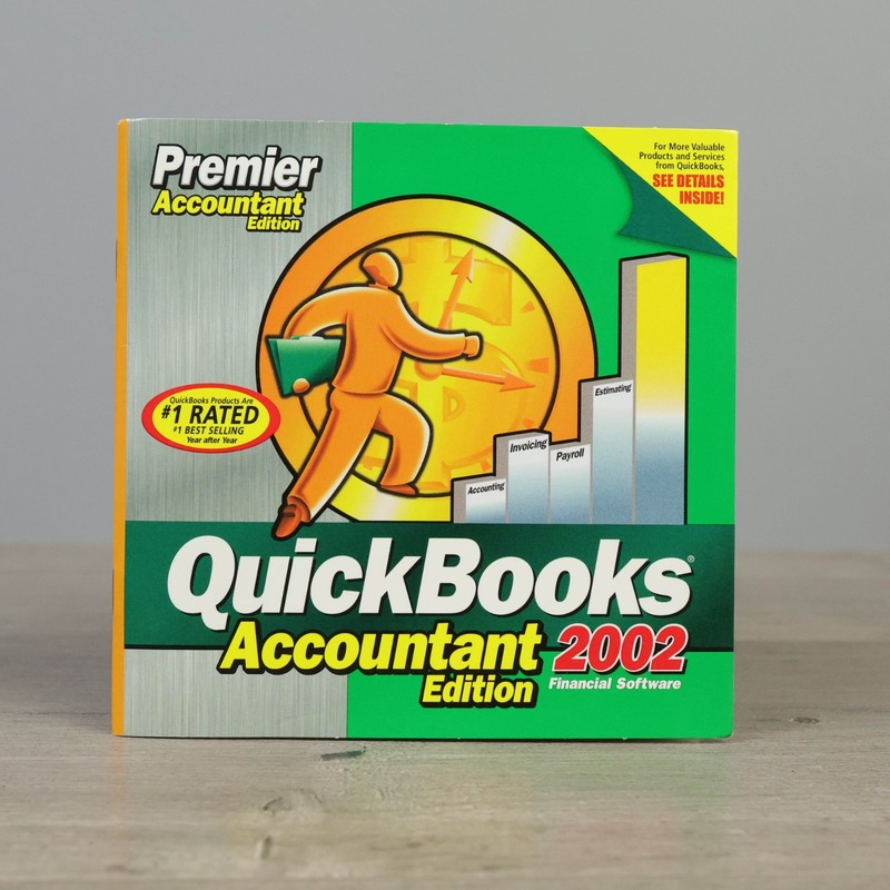 QuickBooks Premier Accountant Edition 2002 For Windows XP, 2000 + KEY