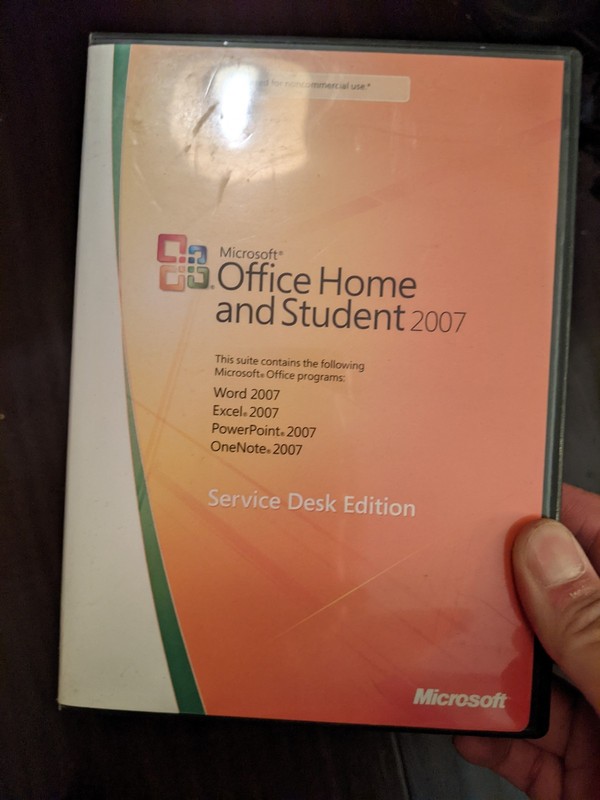 Microsoft Office Home and Student 2007 Service Desk Edition with Product Key