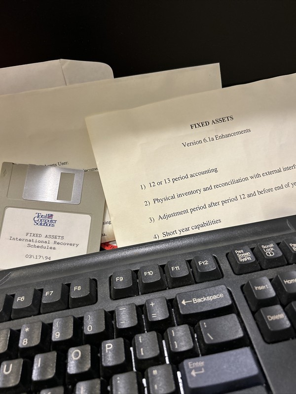UNUSED BRAND NEW Accpac Plus Accounting Fixed Assets. 6.1A. Disks and Docs. gallery