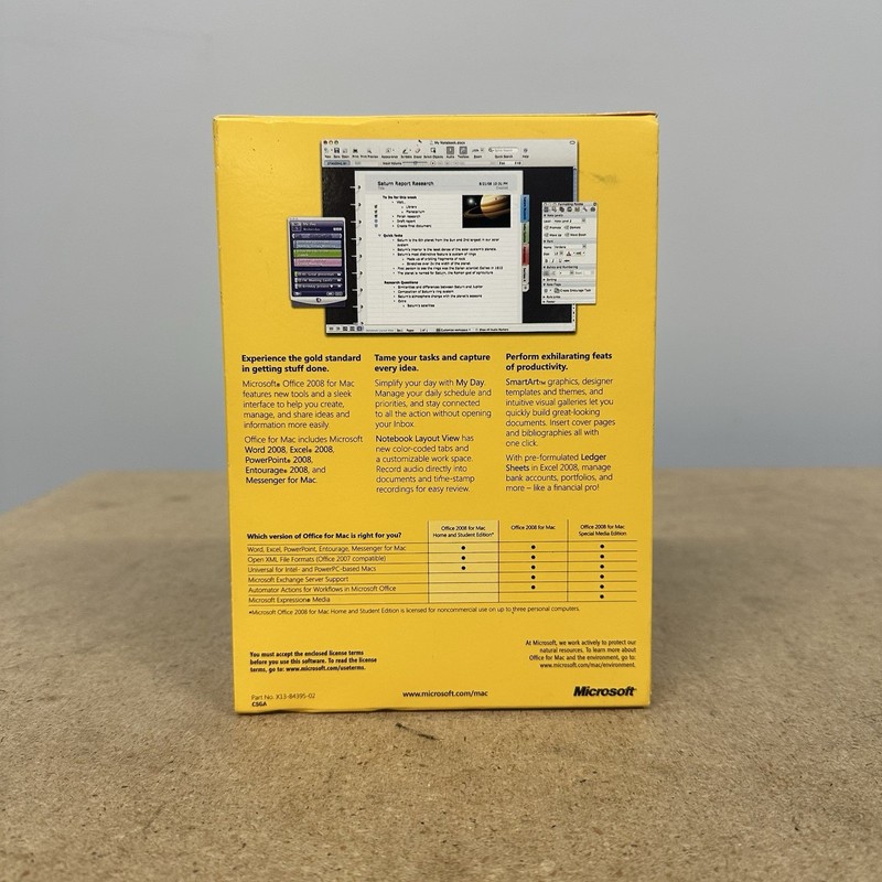 Microsoft Office 2008 Home & Student Edition for Mac Complete gallery