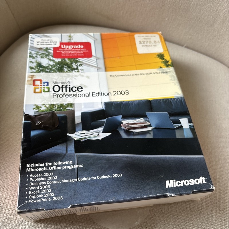 Microsoft Office 2003 Professional For 2 PCs Full Version MS Pro