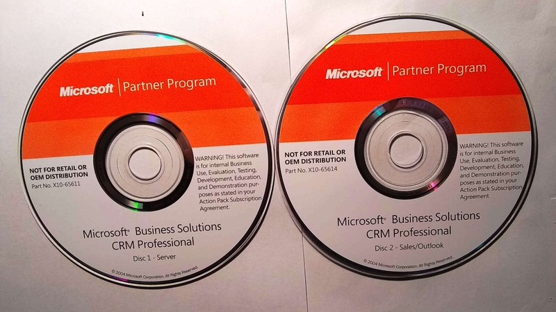 Microsoft Business Solutions CRM Professional w/ Product Key & 10 CALs