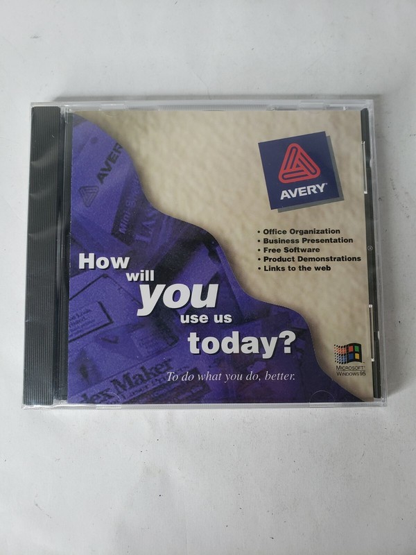 AVERY How will you use us today? volume 1 Windows 95, 1998