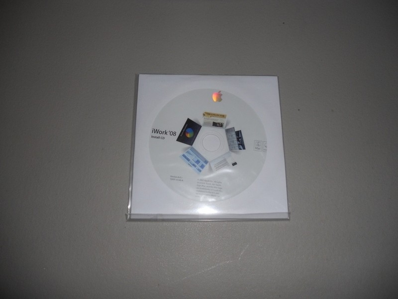 Apple Mac iWork ’08 – Includes Keynote, Pages, Numbers