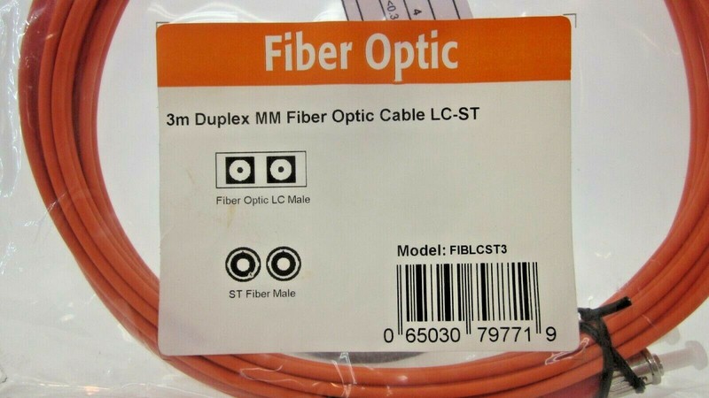 StarTech FIBLCST3 9.8 Ft. Multimode 62.5/125 Duplex Fiber Patch LC-ST gallery