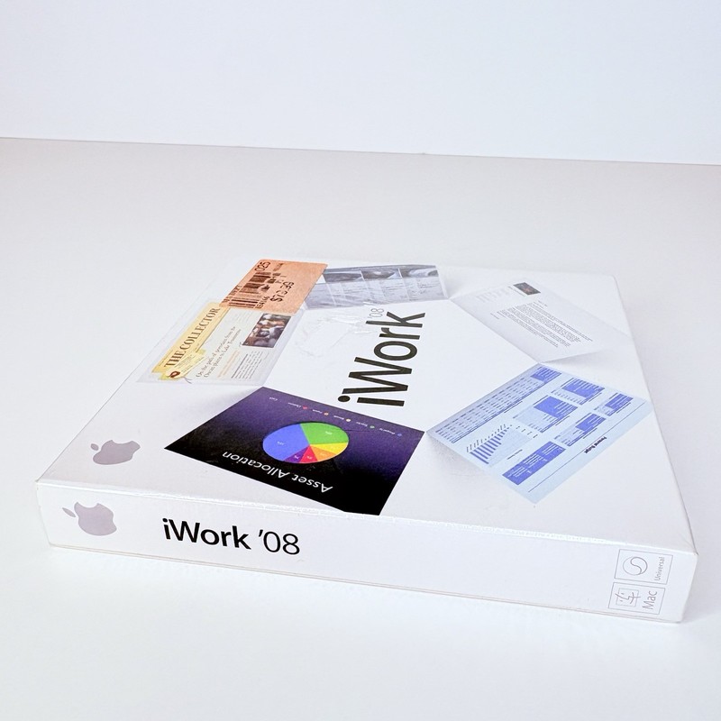 Apple iWork '08 (SEALED) Office Software Suite CD MA790Z/A Keynote Pages Mac gallery