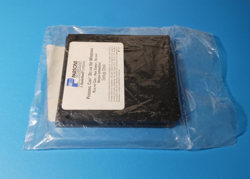 Parsons Technology 3.5" Diskettes Personal Advocate Chef Deluxe NEW gallery