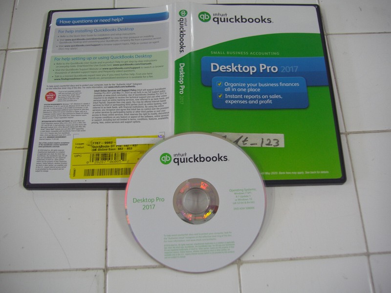 INTUIT QUICKBOOKS PRO 2017 DESKTOP FOR WINDOWS FULL US/ENGLISH RETAIL VERSION