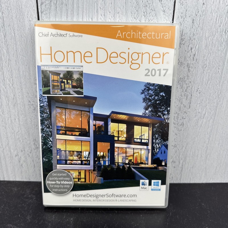 Chief Architect Software: Home Designer Suite 2017 (PC & Mac) DVD Disc