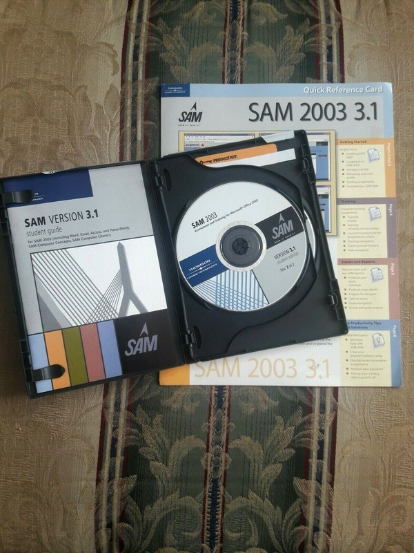 Sam 2003 Assessment and Training for Microsoft Office 2003 Student Edition v 3.1
