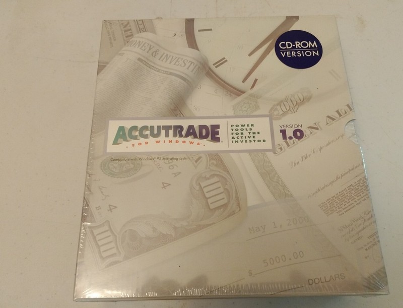Accutrade for Windows 3.1 / 95 Version 1.0 “Power Tools for the Active Investor”