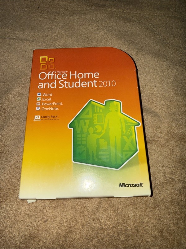 Microsoft Office 2010 Home And Student Family with Product Key – Good Shape