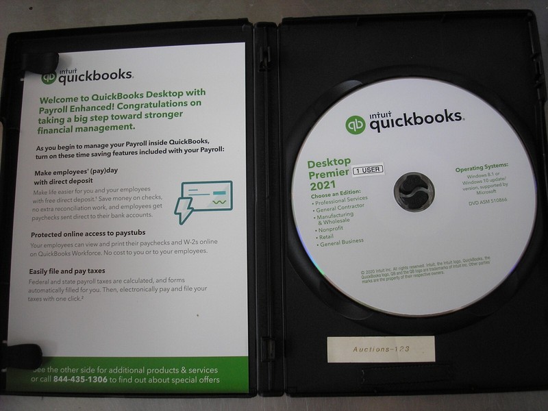 INTUIT QUICKBOOKS DESKTOP PREMIER 2021 FOR WINDOWS PC RETAIL BOXED FULL VERSION gallery