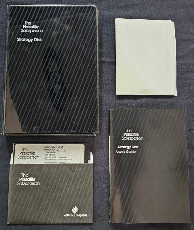 The Versatile Salesperson Strategy Disk – IBM Vintage DOS Software – Untested