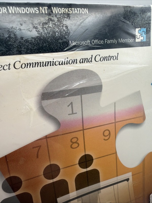 Microsoft Project 98 Full Version For PC Factory Sealed in Retail Box NEW gallery