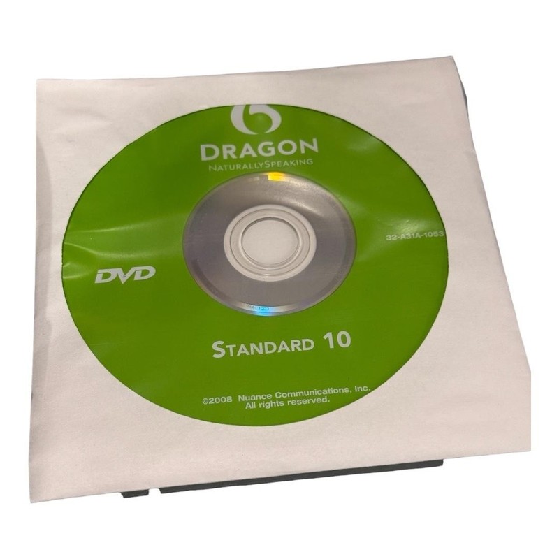 Nuance Dragon NaturallySpeaking 10 Standard Speech Recognition Software DVD Set gallery