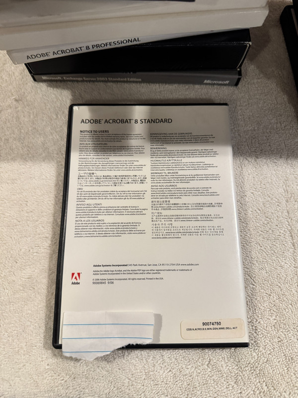 Adobe Acrobat 8 Standard for Windows - VERY GOOD CONDITION - WITH SERIAL #!!!! gallery
