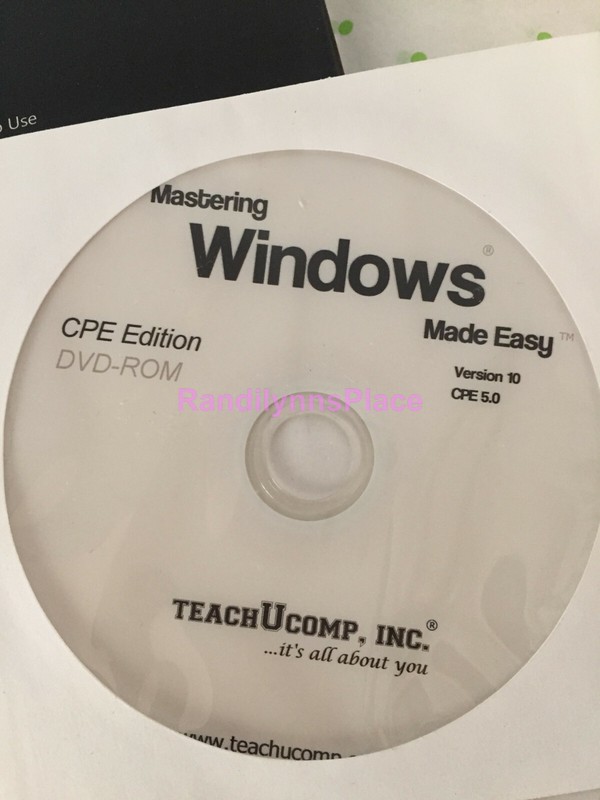 TeachUComp Mastering Windows 10 CPE edition gallery