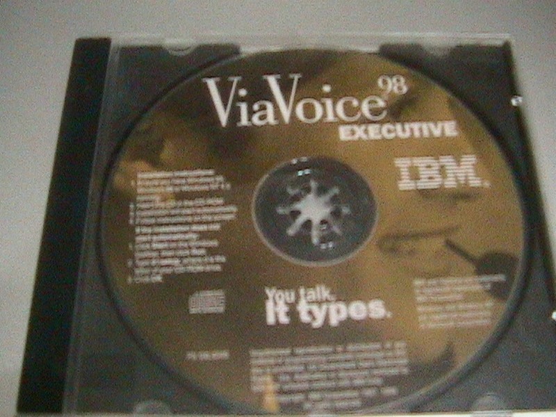 ViaVoice Executive IBM Software Windows98 or NT