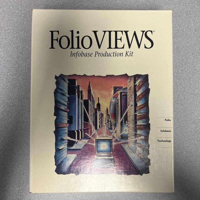 DEMO FolioViews Infobase Production Kit Version 3.1 Windows 1994