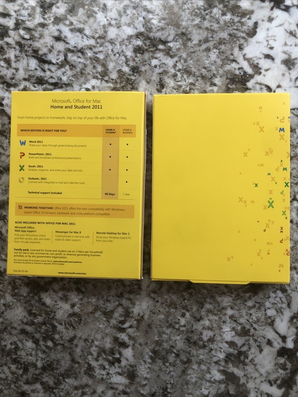 Microsoft Office for Mac Home & Student 2011 Word Excel PowerPoint 2011 Mac OS gallery