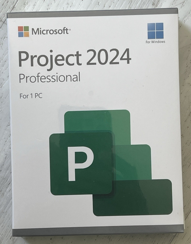 Microsoft Project 2024 Professional USB Kit & Key | Sealed – 1 PC Lifetime