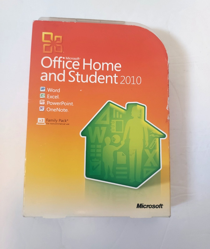 Microsoft Office Home & Student 2010 Software Suite DVD Family Pack for Windows