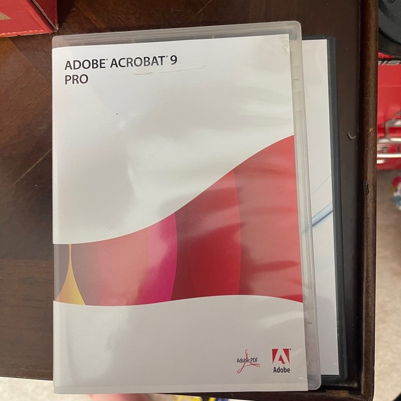 Adobe Acrobat 9 - CD & Serial Number