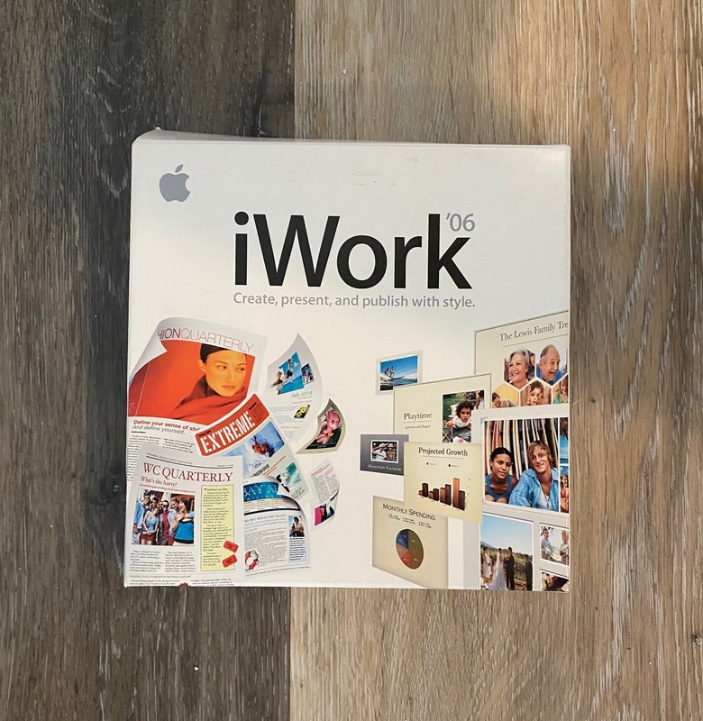 Apple iWork '06 (1 User/s) - Full Version for Mac MA222Z/A