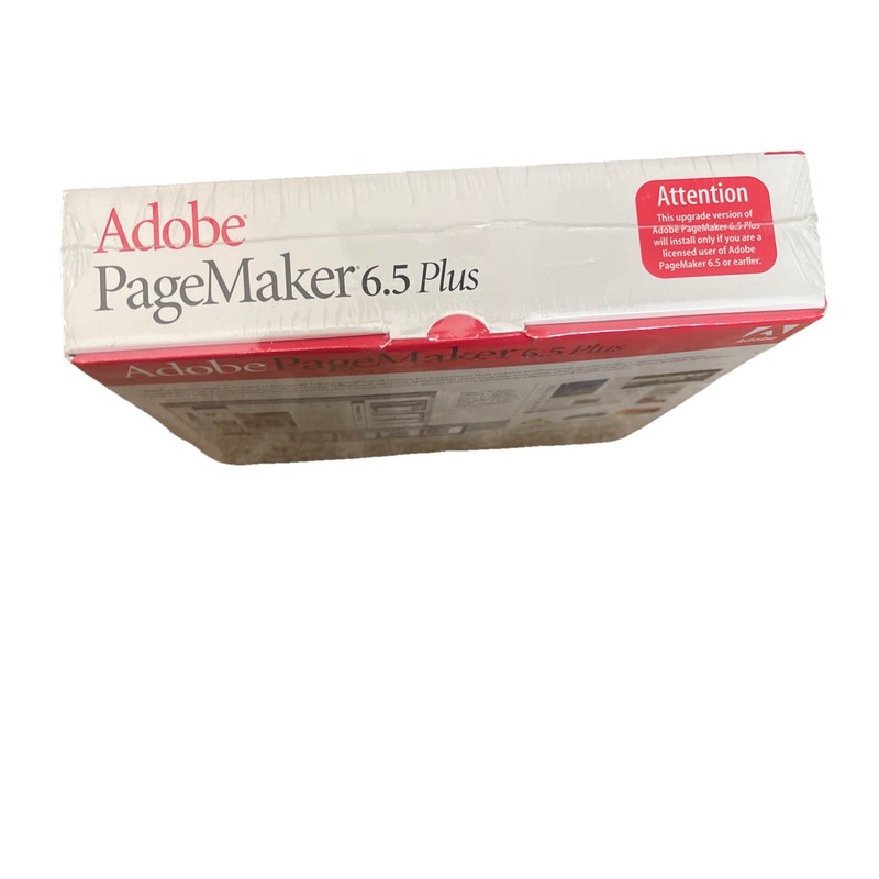 Adobe PageMaker 6.5 Plus (1999) Software Business Windows NEW Factory Sealed gallery