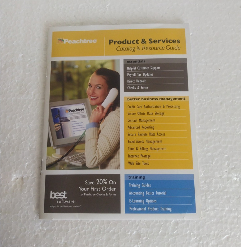 Sage Peachtree Premium Accounting 2004 For Windows PC , Vintage gallery