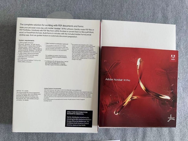 Adobe Acrobat XI Pro Full Version For 2PCs Permanent Version for Windows DVD New gallery