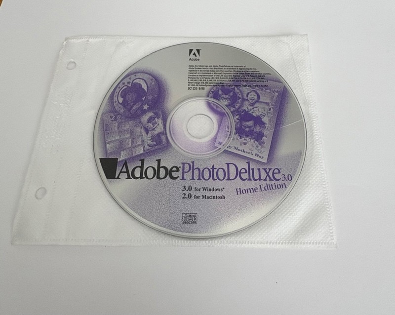 Adobe Photo Deluxe Home Edition 3.0 – CD ONLY – SERIAL # NOT INCLUDED!!!