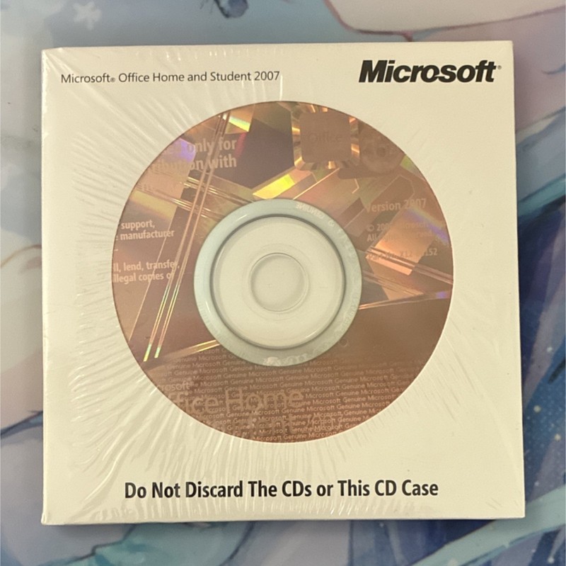 Microsoft Office Home & Student 2007 OEM CD for Windows English (038GJJ)