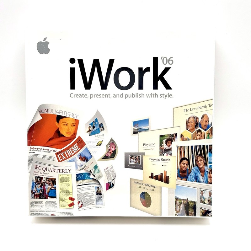 Apple iWork '06 SEALED MA222Z/A - Pages 2, Keynote 3